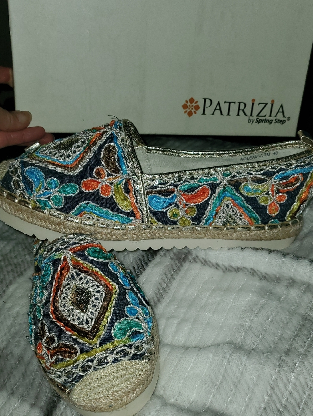 Patrizia Multicolor Embroidered Espadrilles - Women